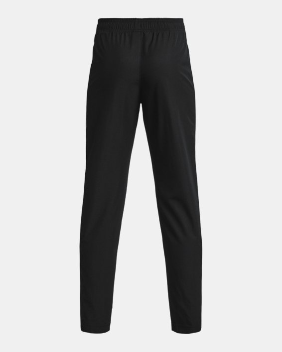 Boys' UA Sportstyle Woven Pants in Black image number 1